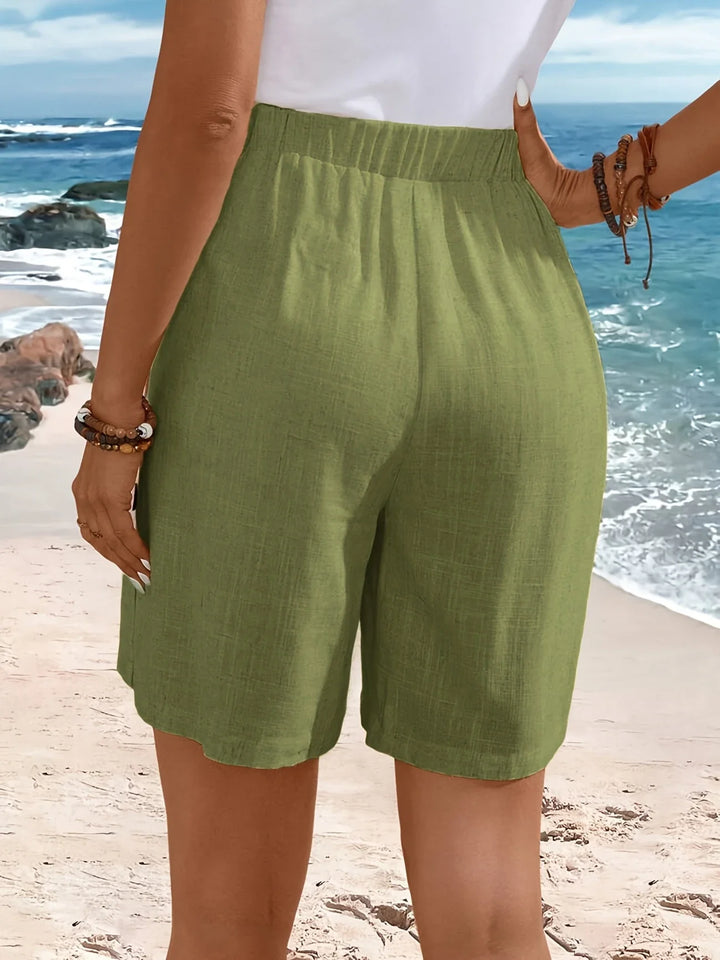 Fenella | Side-Button Shorts