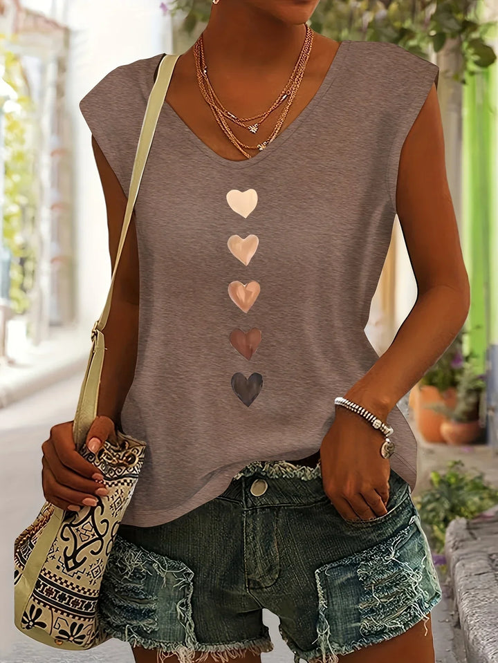 Kerry | Casual Heart Printed Shirt