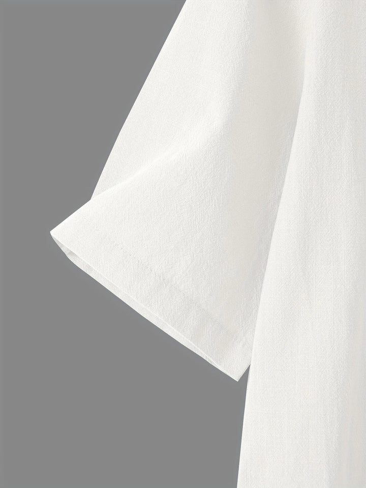 Jocelyne | Button Detail V-Neck Blouse