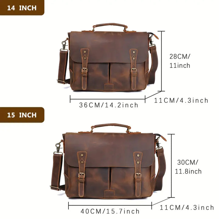 Jared | Vintage Messenger Bag