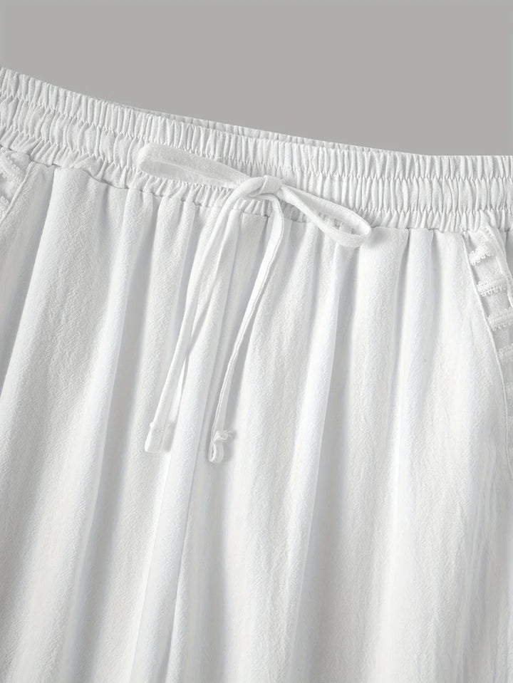 Hazel | Hollow Out Trim Pants
