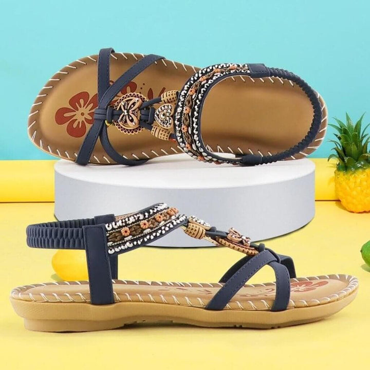Eilish | Sandals with Elastic Band & Soft Platform