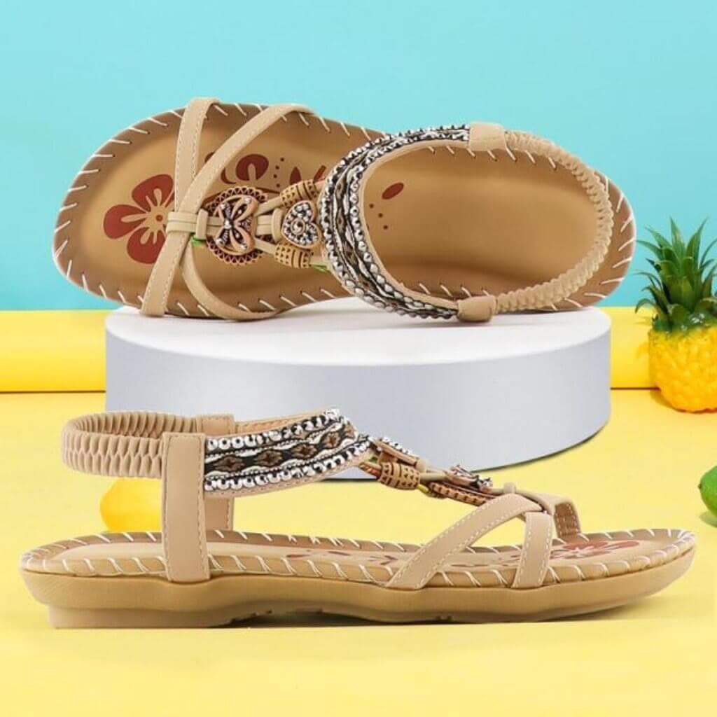 Eilish | Sandals with Elastic Band & Soft Platform