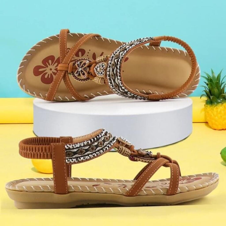 Eilish | Sandals with Elastic Band & Soft Platform