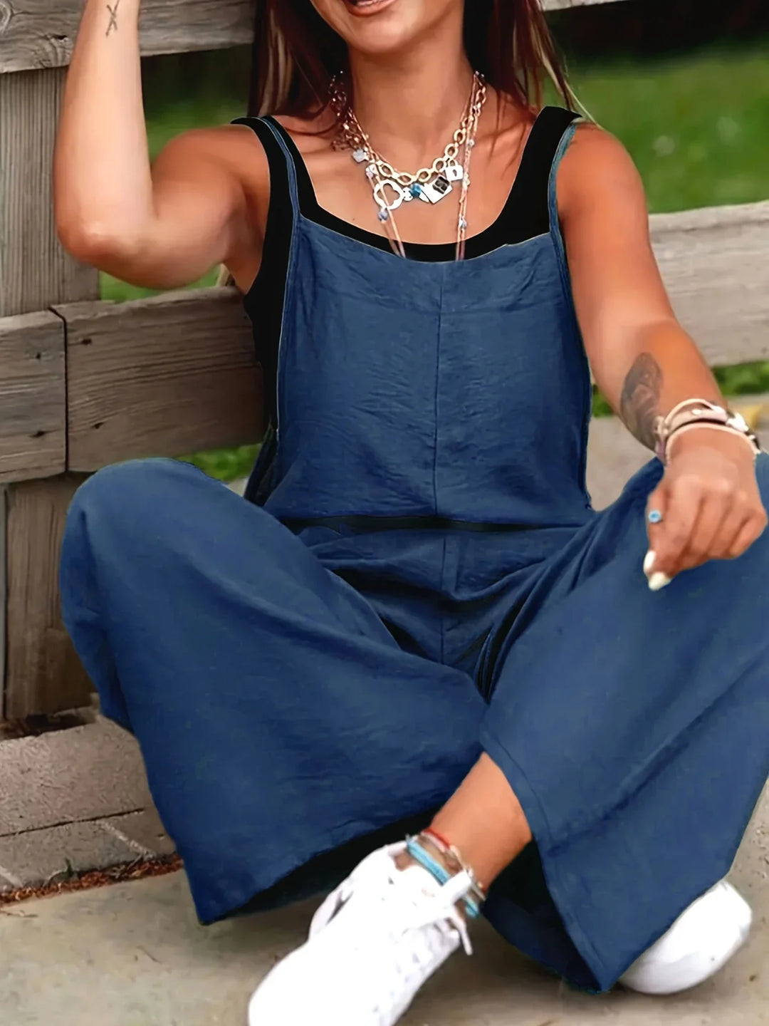 Taryn | Casual Solid Jumpsuit
