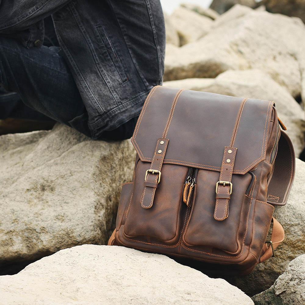 Jonathan | Vintage Buckle Backpack