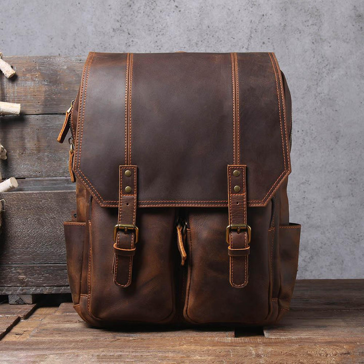 Jonathan | Vintage Buckle Backpack
