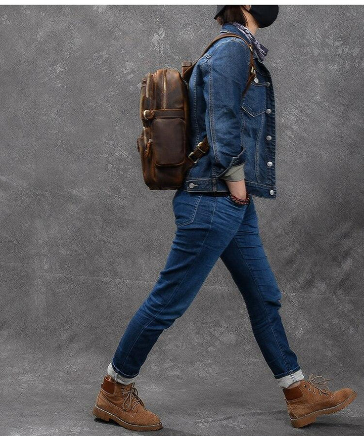 Felix | Brown Vintage Backpack