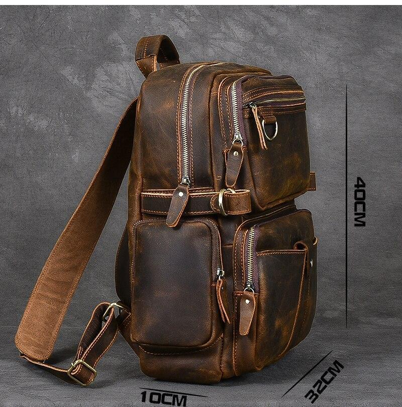 Felix | Brown Vintage Backpack