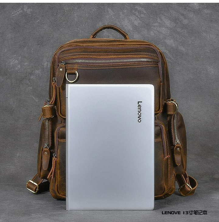 Felix | Brown Vintage Backpack