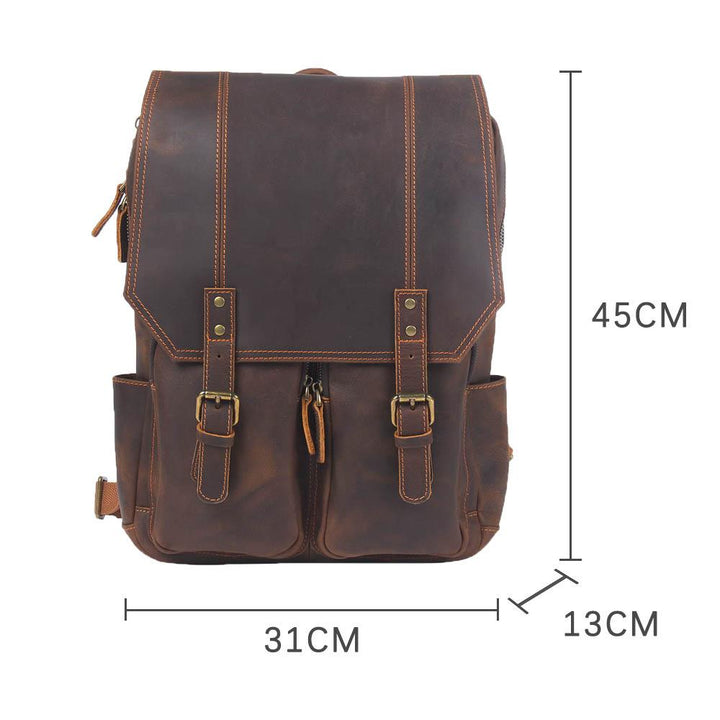 Jonathan | Vintage Buckle Backpack