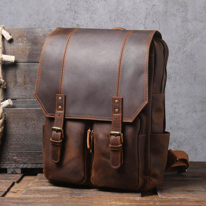 Jonathan | Vintage Buckle Backpack
