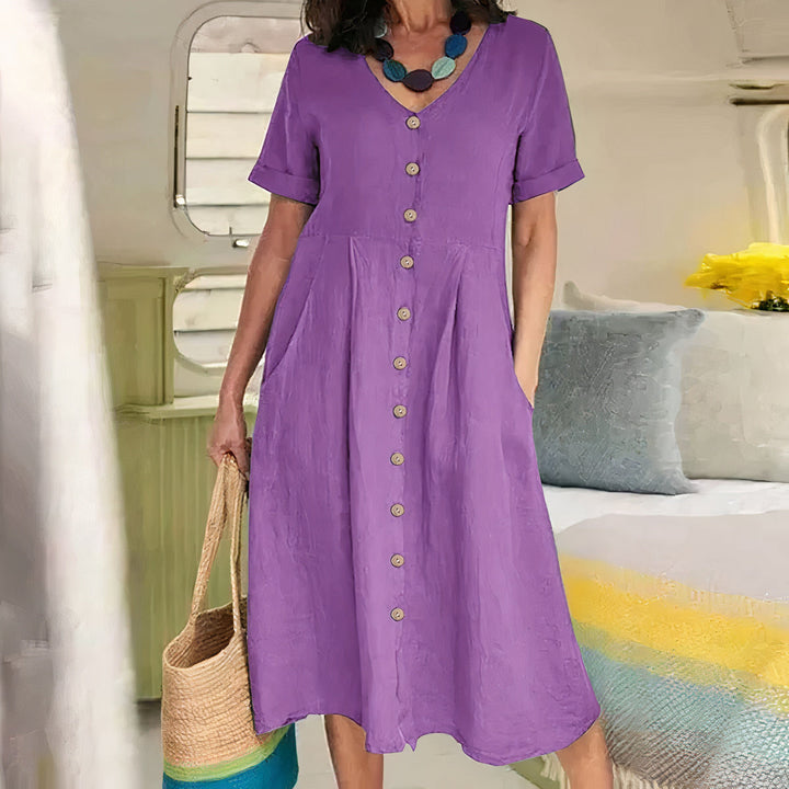 Alice | Effortless Buttoned Dress