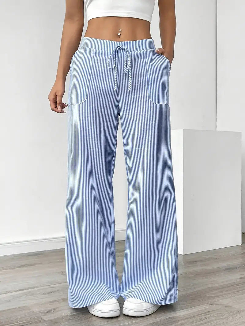 Niki | Vertical Stripe Pants