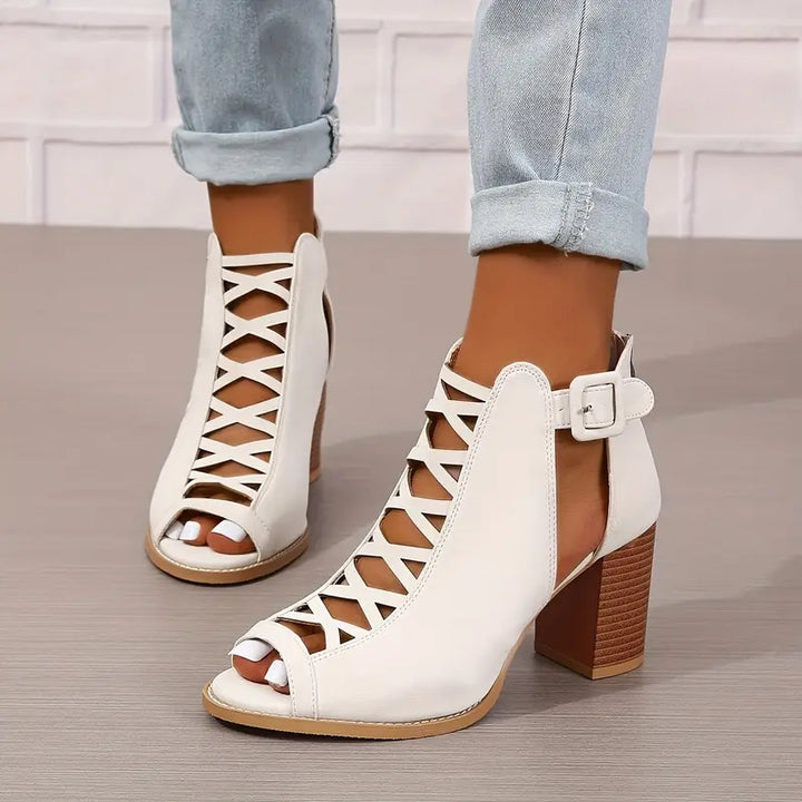 Ryza | Elegant Chunky Heel Sandals