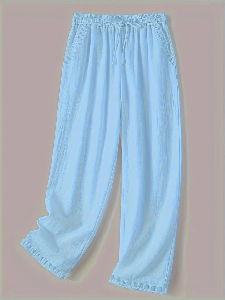 Hazel | Hollow Out Trim Pants
