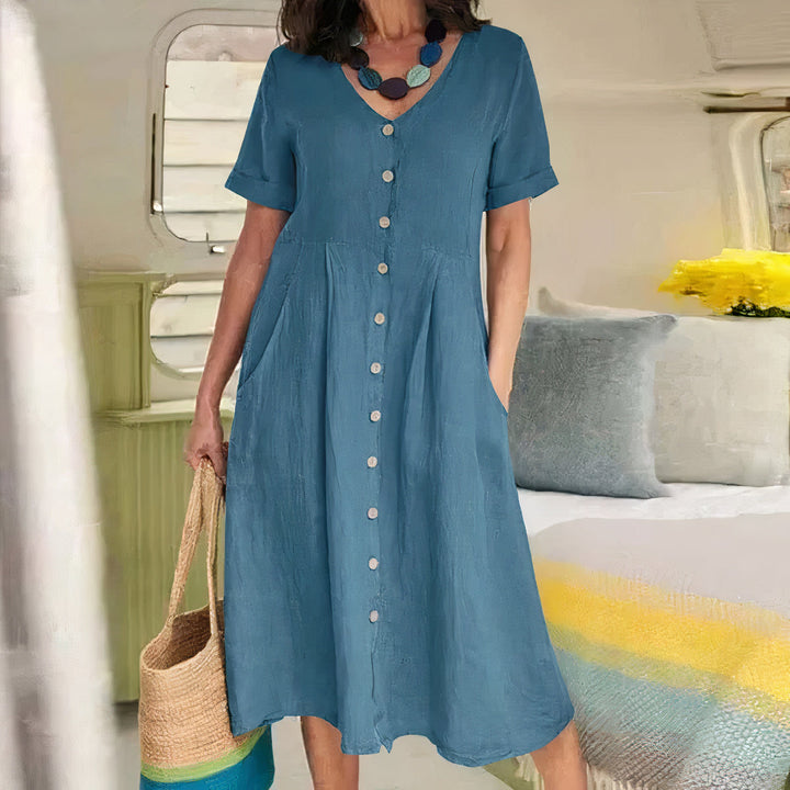 Alice | Effortless Buttoned Dress