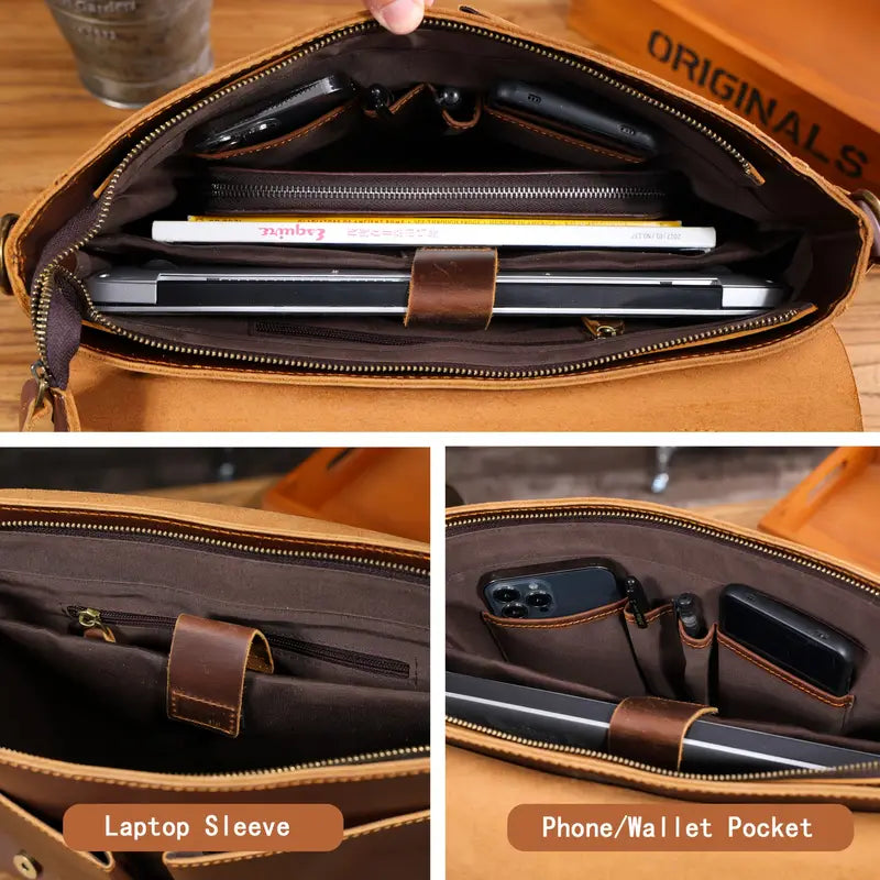 Alex | Retro Messenger Bag