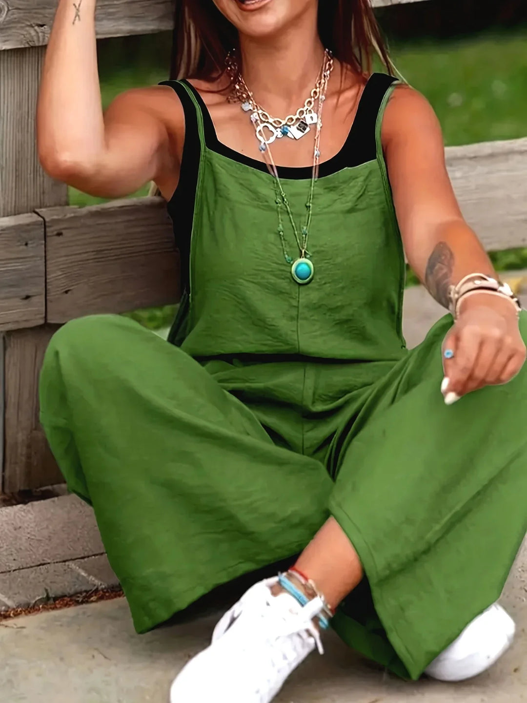 Taryn | Casual Solid Jumpsuit
