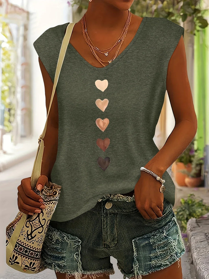 Kerry | Casual Heart Printed Shirt