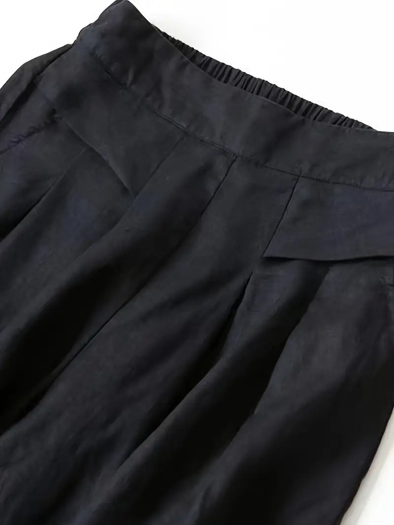 Janelle | Wide Leg Solid Pants