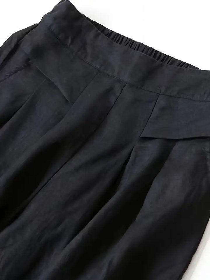 Janelle | Wide Leg Solid Pants