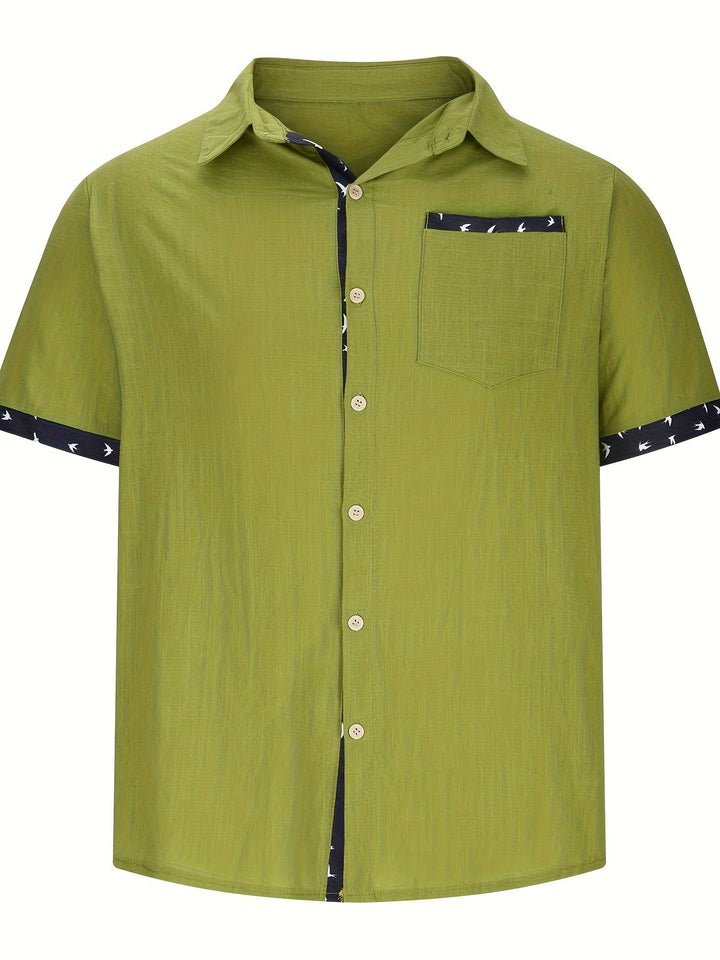 Jake | Contrast Trim Shirt