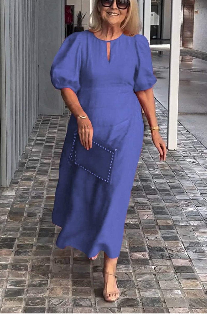 Melanie | Elegant Puff-Sleeve Dress