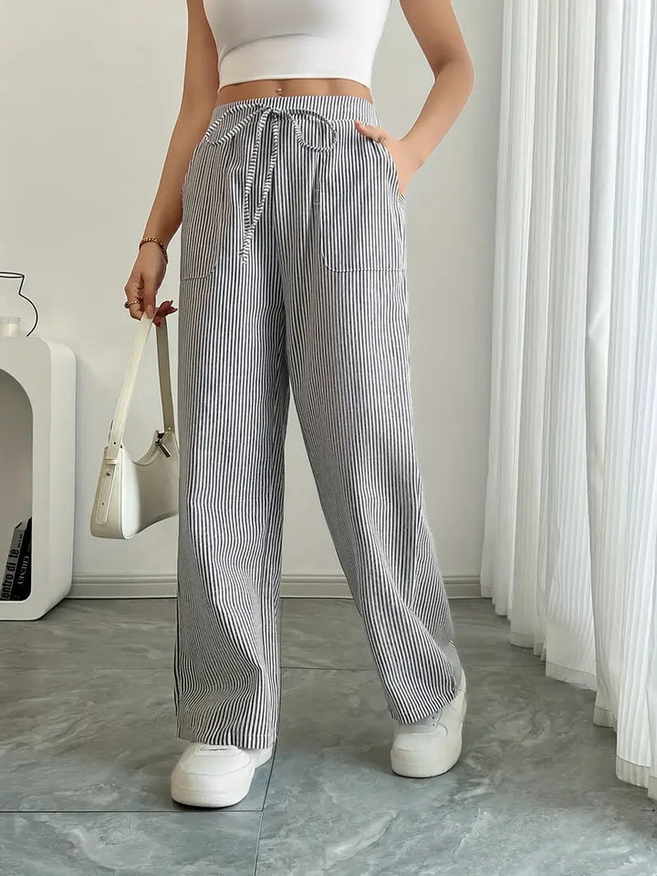 Niki | Vertical Stripe Pants