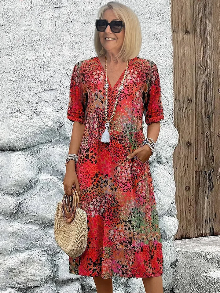 Flordelisa | Vibrant Midi Dress