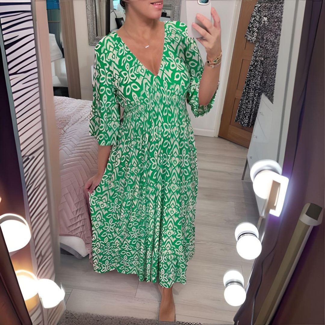 Ysabette | Boho Printed Dress