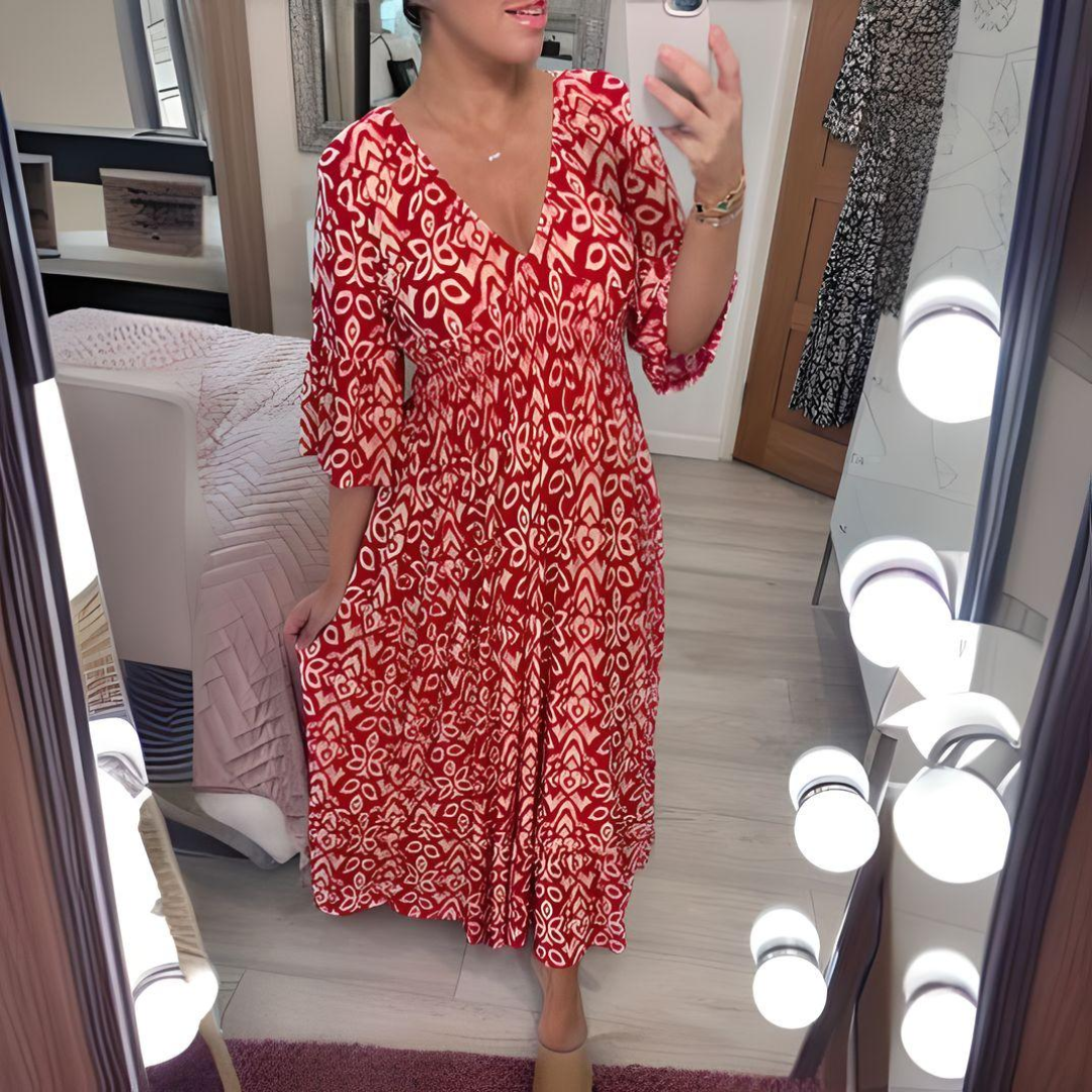 Ysabette | Boho Printed Dress
