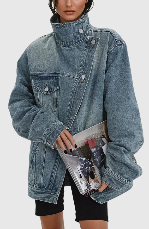 Belle | Artistic Denim Jacket