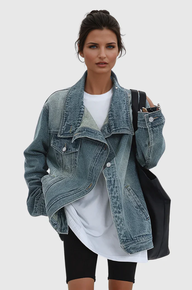 Belle | Artistic Denim Jacket