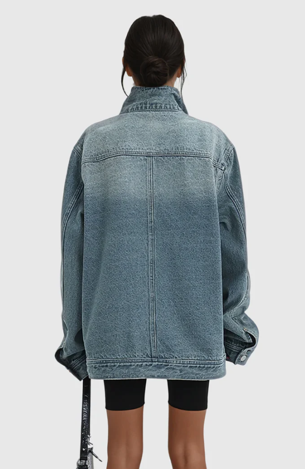 Belle | Artistic Denim Jacket