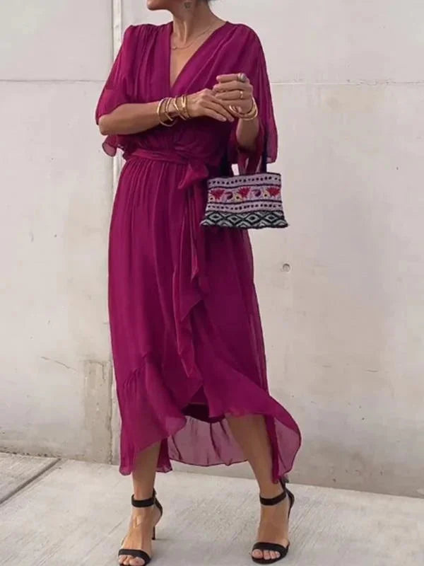 Ramila | V-Neck Flowy Dress