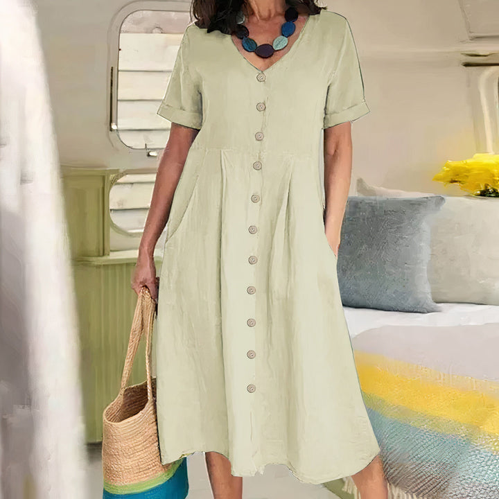Alice | Effortless Buttoned Dress
