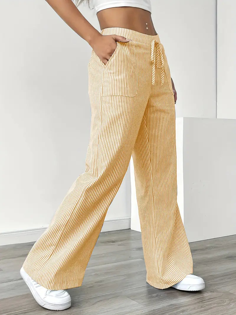 Niki | Vertical Stripe Pants