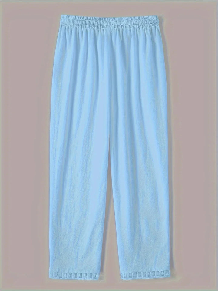 Hazel | Hollow Out Trim Pants