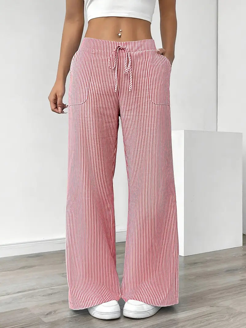 Niki | Vertical Stripe Pants