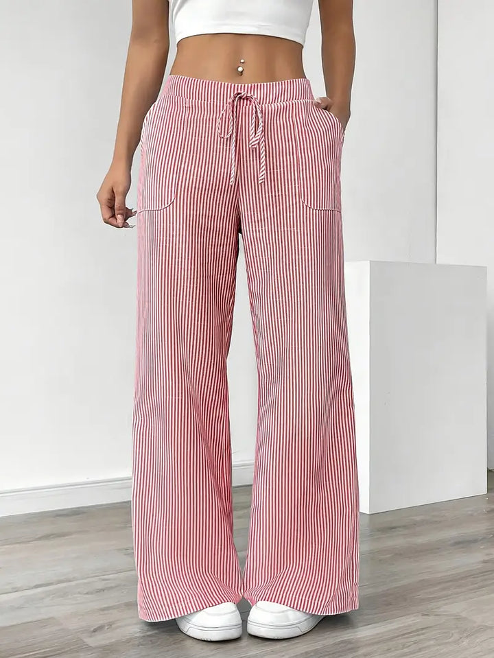Niki | Vertical Stripe Pants
