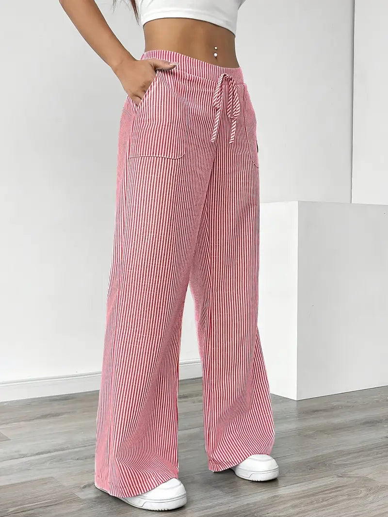 Niki | Vertical Stripe Pants