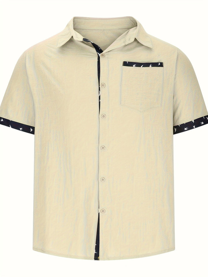 Jake | Contrast Trim Shirt