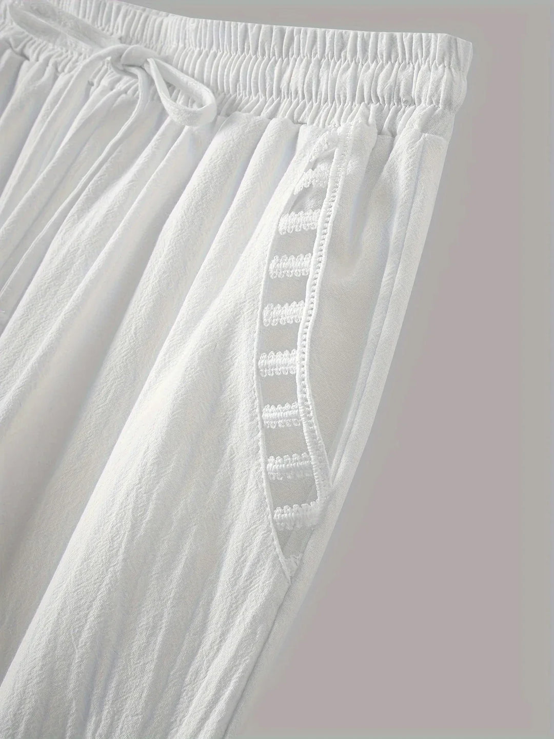Hazel | Hollow Out Trim Pants