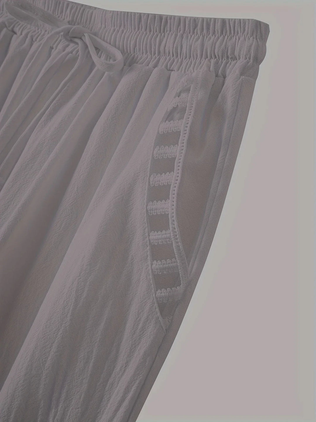 Hazel | Hollow Out Trim Pants
