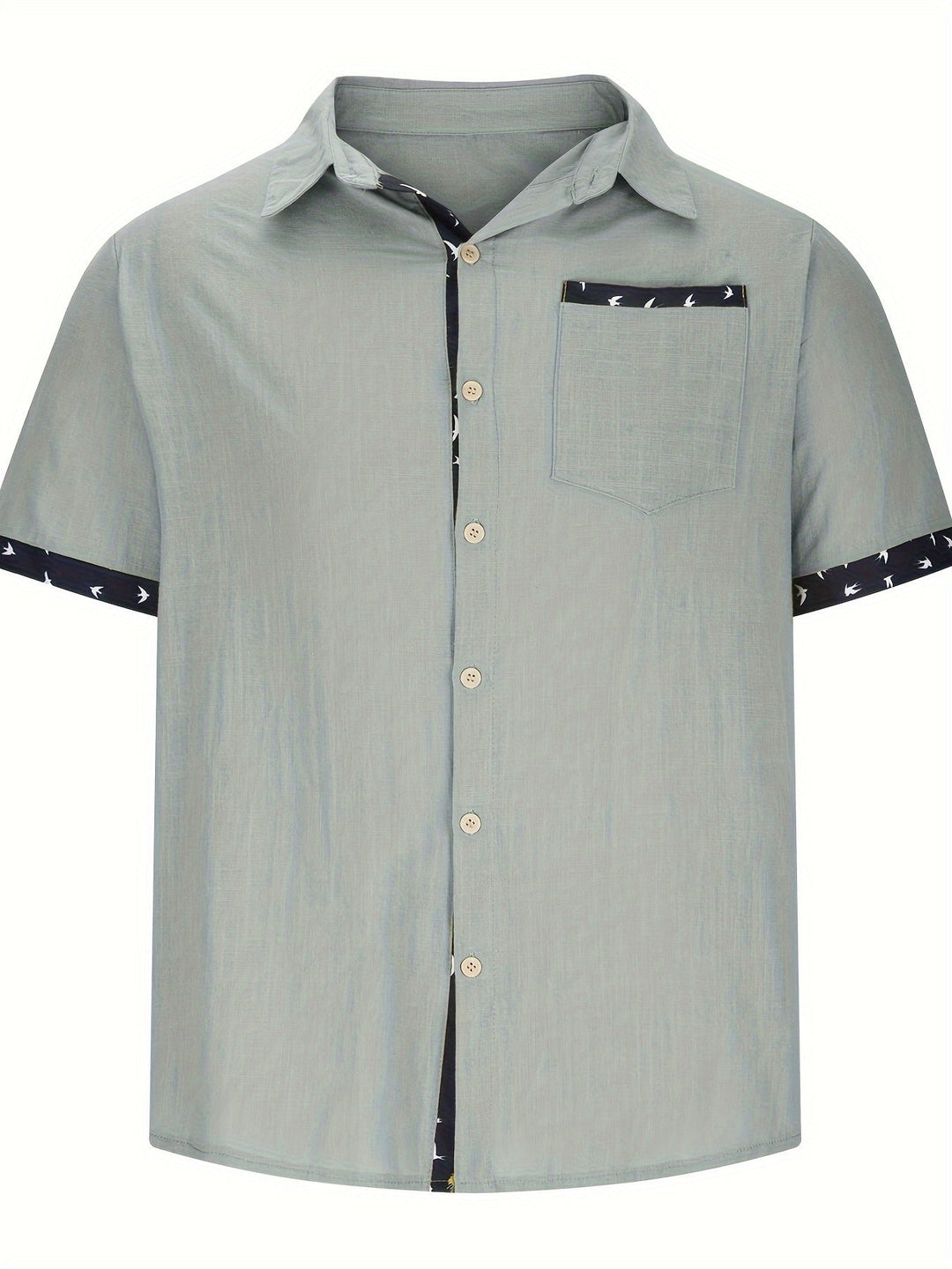 Jake | Contrast Trim Shirt