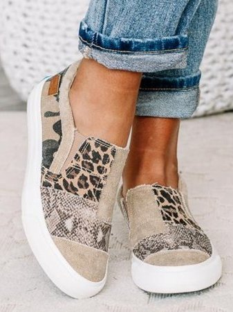 Onavia | Patchwork Slip-On Sneakers