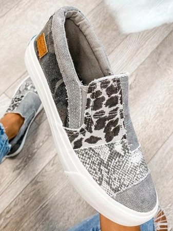 Onavia | Patchwork Slip-On Sneakers