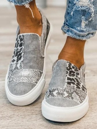 Onavia | Patchwork Slip-On Sneakers