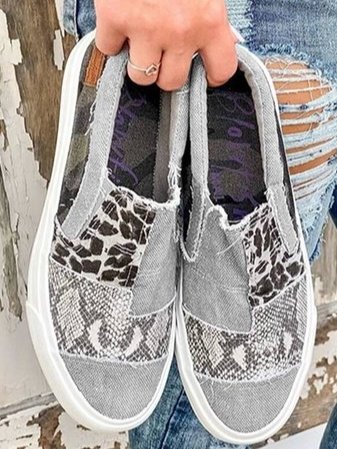 Onavia | Patchwork Slip-On Sneakers